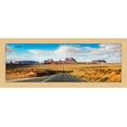 thumbnail image 5 of 12x30 Natural Wood Picture Panoramic Frame - UV Acrylic, Foam Board Backing, Hanging Hardware, 5 of 9