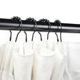 thumbnail image 5 of LAGarden Shimmer Wall Backdrop Accessories 12 Pcs Stainless Steel Hanging Hooks for Shower Curtain, 5 of 8