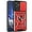 Red, variant on for Samsung Galaxy A54 5G Case with Slide Camera Cover, Military Grade Drop Protective Phone Cover Case with Ring Kickstand for Samsung Galaxy A54 5G SJ Black