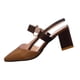 thumbnail image 1 of Vestidos de Verano de Tamaño Mayor de las Mujeres de Moda Y Casual Punta-Dedo de la Punta Hebilla Correa Tacón Aumento de la Altura Zapatos Primavera Y Estilo de Verano de Moda Cómodas Sandalias Al A, 1 of 9