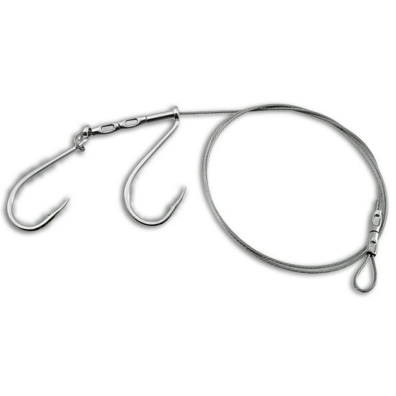 Zak Tackle Halibut Leader, 200# Wire 8/0 - 9/0 Hooks