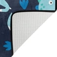 thumbnail image 3 of SKYSONIC Doormat Turquoise Dinosaurs Lightweight Non Slip Indoor Outdoor Entryway Rugs Floor Mat for Bathroom Kitchen Entrance 23.6 x 15.7 inches, 3 of 5