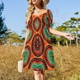 thumbnail image 2 of Robe Sans Manches Motif Africain Circulaire Robe de Bal 2024 Robes de Soirée Femmes Robes Longues Robe d'Invité de Mariage 2024, 2 of 4