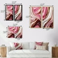thumbnail image 4 of Designart "Gold Pink Succulent Alchemy Liquid Glam VII" Abstract Shapes Framed Wall Art Set Of 2 - Transitional Gold Framed Wall Art Set Of 2, 4 of 6