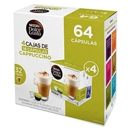 Nescafé Dolce Gusto 64 Cápsulas Sabor Cappuccino