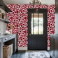 thumbnail image 3 of Peel and Stick Wallpaper Red Black Leopard Print White Wall Mural 17.7in x 9.8ft Self Adhesive Removable Wall Paper Renter Friendly Wallpaper for Bedroom Living Room Cabinets, 3 of 8