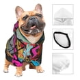 thumbnail image 3 of Xecao Graffiti Lamp Urban Scene Pattern Sweatshirts Winter Pet Dog Hoodie Puppy Coat Dog Sweaters Dog Clothes with Hat Dog Clothes Costume Outfit,Small Pets Wear-Small, 3 of 7