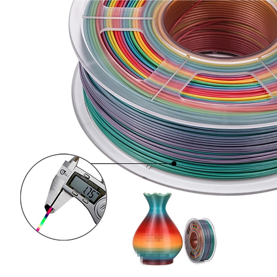 PLA Colorful Filament 1kg 1.75mm 3D Printer Filaments for 3D Printers Pen Printing Material