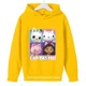 thumbnail image 2 of 2024 CALIENTE 2024 Primavera Otoño Gabbys Casa de Muñecas Sudadera con Capucha Niños Abrigos de Manga Larga Niños Dibujos Animados Gabbys Gatos Sudadera Niñas Ropa Casual, 2 of 5