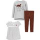 thumbnail image 1 of Set de ropa de juego Simple Joys de Carter's Cheetah/Stripe 3T Girl, 1 of 1