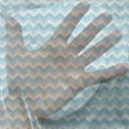 thumbnail image 3 of Chevron Tulle Curtains with Rod Pocket, Zigzag Pattern Sea Aqua Colors Classic Antique Art Illustration, Sheer Drape for Wedding Party 2 Panels, 7 Sizes, Pale Blue Pale Blue, by Ambesonne, 3 of 3