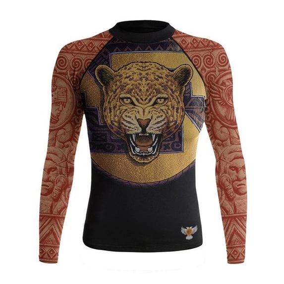 Raven Fightwear Women's The Jaguar Warrior Rash Guard MMA Black