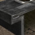 thumbnail image 5 of Industrial Coffee Table with Dual-Tier Shelving - Rustic Reclaimed Wood Texture, 5 of 10