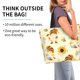thumbnail image 2 of Balery Watercolor Bee Honey Honeycomb Bee Bolsa Tote Estilo Estético con Cremalleras, Bolsa de Hombro, Bolsa de Compras Grande y Plegable, 2 of 8