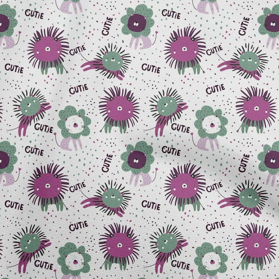 oneOone Cotton Poplin Pink Fabric Animals Sewing Craft Projects Fabric Prints By Yard 42 Inch Wide