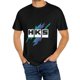 thumbnail image 1 of Camiseta de algodón cómoda con estampado de letras, estilo casual urbano, elástica, de cuello redondo, para hombre, para verano, para adultos, hombres, mujeres, adolescentes, jóvenes., 1 of 6