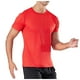 thumbnail image 2 of pstuiky camisetas camisas para hombre, Blusa deportiva informal de color liso con cuello redondo y manga corta elástica para hombre camisas casuales para hombre m, 2 of 7