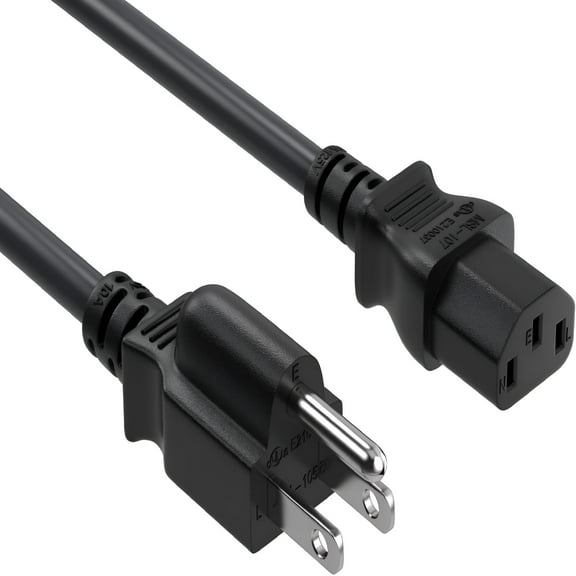 GJX 3 Prong AC Power Cable Charger Cord Lead Compatible with Speaker