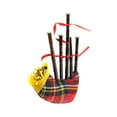 Miniature Bag Pipe Musical Instrument Realistic Ornament Bagpipe Gift Topper/Box