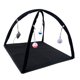 thumbnail image 3 of Tienda plegable para gatitos, alfombra lavable para mascotas, ayuda a los gatos a hacer ejercicio, estera de juego, centro de actividades para gatos, Negro, 3 of 10