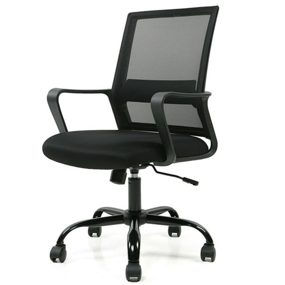 Swivel Mesh Office Task Chair, Ergonomic Height Adjustable Computer Basic Chair up to 250lbs Capacity