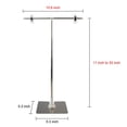thumbnail image 4 of AIPP Adjustable Metal Banner Holder Store Counter Display Poster Stand - 11" to 33" Height, 4 of 10