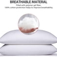 thumbnail image 3 of Dreamy Nights Bed Pillows, Queen Size Down Alternative, Breathable and Fluffy for Every Sleeper, 3 of 6