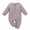 Z07-Light Purple, variant on Zshosam Baby Girl Romper Long Sleeve Kids Girls Ribbed Long Sleeve Romper Round Neckline Button Closure Elegant Fall Spring Snap Romper Size 0 3 Months,(Purple 0-3 Months)