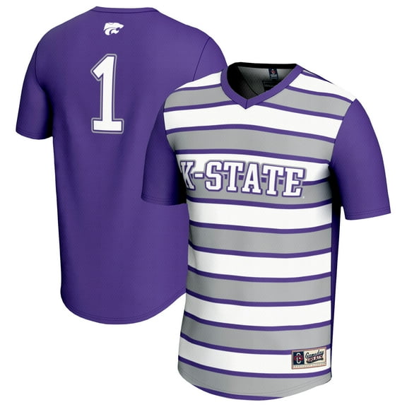 Youth GameDay Greats #1 Purple Kansas State Wildcats Lightweight Soccer Fashion Jersey