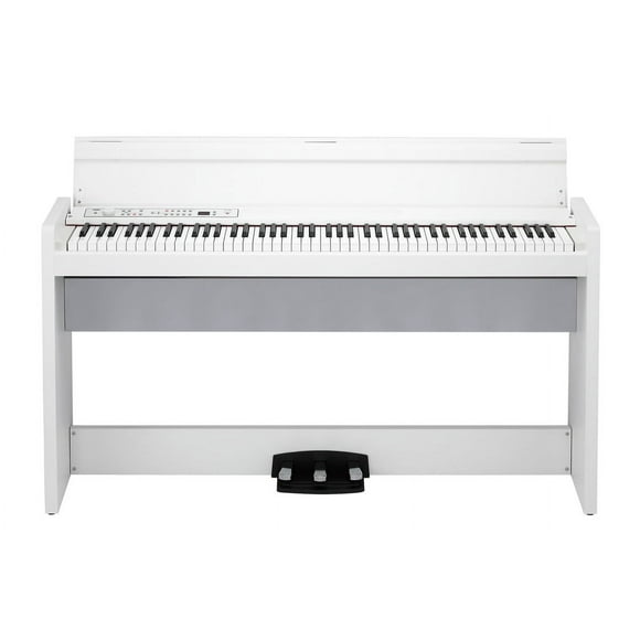 Piano digital Korg LP380WHU de 88 teclas con base color blanco