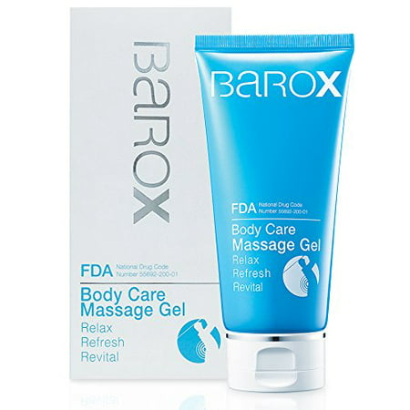 Barox Pain Relief Massage Gel - Topical Analgesic - 30 Second Instant Relief For Joint, Arthritis, Back, Neck, Shoulder Pains and More - 4.05oz (Best Painkiller For Neck And Shoulder Pain)