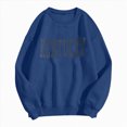 thumbnail image 2 of Towmus Women's Cartoon Dinosaur Graphic Print Long Sleeve Round Neck Sweatshirt Casual Pullover 2025, 2 of 4