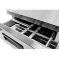 thumbnail image 4 of Heavy Duty Commercial 36" Chef Base 2 Drawer Refrigerator, 4 of 7