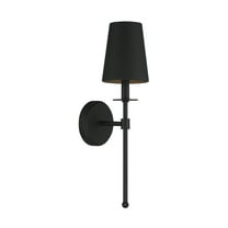 Trade Winds Lola 1-Light Wall Sconce in Matte Black