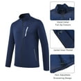 thumbnail image 4 of YIRUIYA Men's Long Sleeve Full Zip Athletic Tracksuits Set with Zip Pocket 2 Piece, 4 of 9
