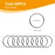 thumbnail image 3 of Ganchos giratorios con llaveros, 100 unidades, Sucrown Silver, 3 of 6