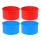thumbnail image 1 of Juego de 4 moldes de silicona antiadherentes para hornear pasteles y tartas., 1 of 8