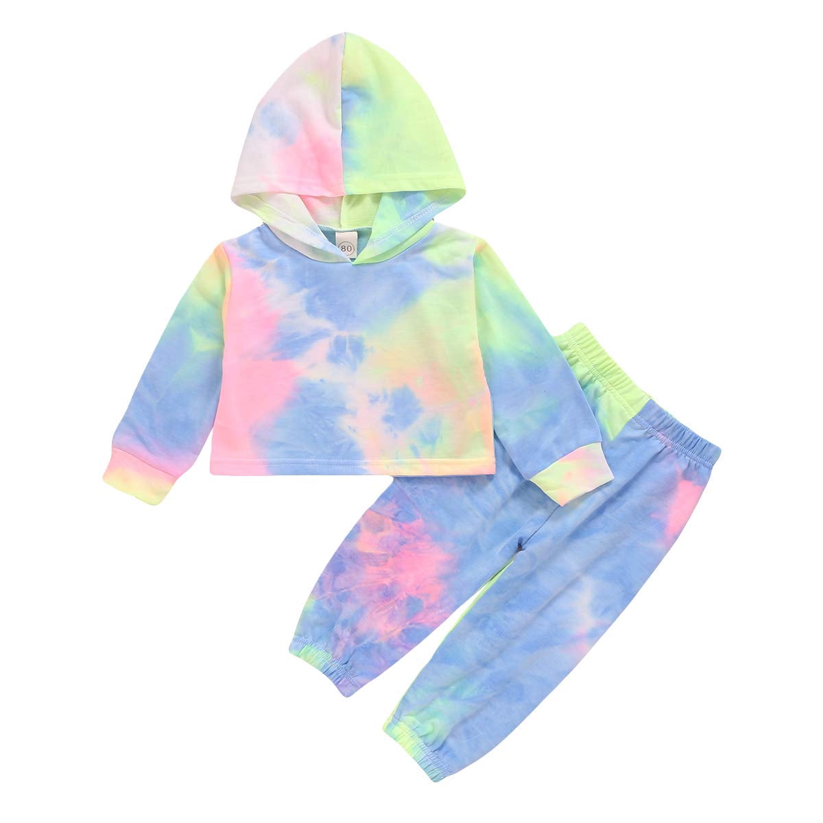HUJUKULUDUSU Baby Girls Tie Dye 