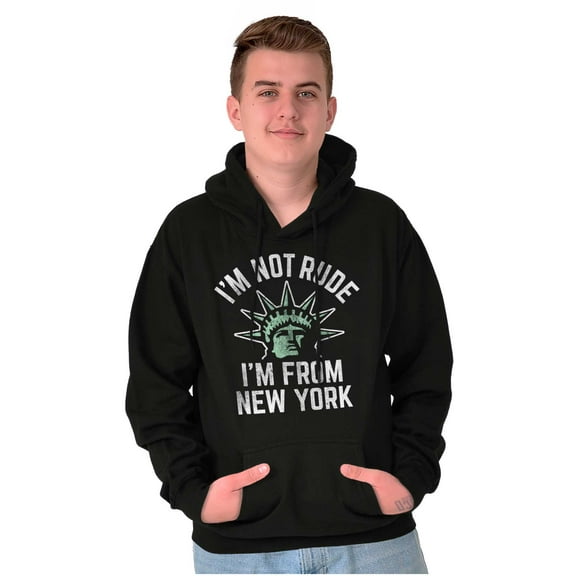 I'm From NY Proud NYC New Yorker Hoodie Sweatshirt Women Men Brisco Brands S