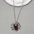 thumbnail image 3 of Milue Vintage Spider Crystal Pendant Necklaces for Women Men Gothic Necklace, 3 of 9