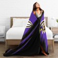 thumbnail image 4 of Manta de microfibra ultra suave Baltimore_Ravens, manta de microfibra, manta cálida de lujo para todas las estaciones, para ropa de cama, sofá y viajes, 4 of 5