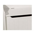 thumbnail image 4 of Pemberly Row Banc de Rangement en Bois Transitionnel de 24 Pouces avec Lavage en Blanc, 4 of 4