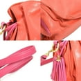 thumbnail image 3 of Pre-Owned LOEWE Shoulder Bag Flamenco Leather Orange Red Magenta Gold Women's e60279a (Good), 3 of 5