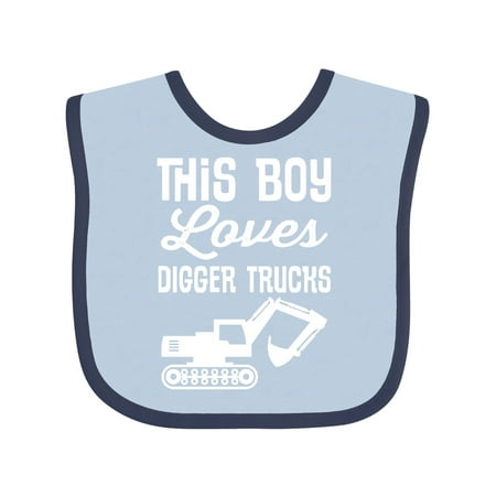 

Inktastic Shovel Truck Boys Construction Digger Gift Baby Boy Bib