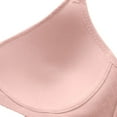 thumbnail image 4 of SMihono Women Full Coverage Push Up Daily Bra Comfortable Everyday Bra Easy Close Comfy Support Bras with Adjustable Straps Pink L, 4 of 5