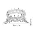 thumbnail image 2 of OULII 4Pcs Silver Nail Brush Pen Rack Vintage Crown Manicure Organizer for Salon and Home Use, 2 of 6