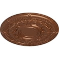 thumbnail image 3 of 33 7/8"OD x 1 3/8"P Dauphine Ceiling Medallion Polished Copper Finished, 3 of 6