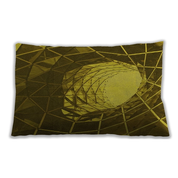 Ahgly Company Indoor Rectangular Contemporary Lumbar Throw Pillow, 13 inch by 19 inch