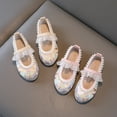 thumbnail image 5 of NOKIO Girls' Dress Mary Jane Sandals Girls' Comfort Sandals Girls Flat Bottomed Embroidered Sandals Fashionable Antique Children Performance Children Embroidered Sandals, 5 of 5