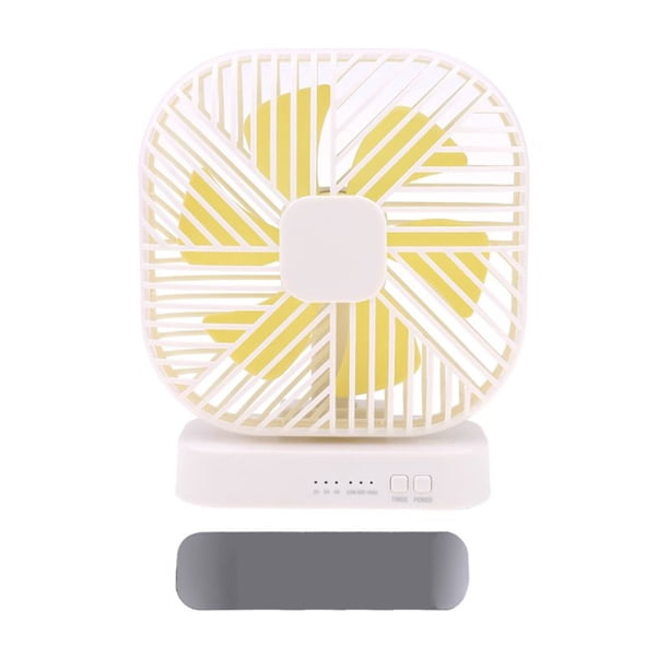 Ventilador USB magnético USB o ventilador de escritorio con pilas AA con función de sincronización de 3 velocidades Wmkox1627yii hfskjfh1620